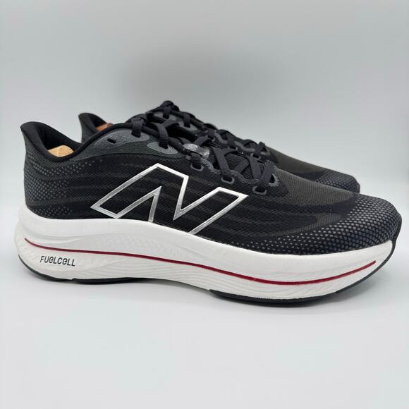New Balance FuelCell Walker Elite Black Red Silver Walking Sneakers Men’s 8.5 - Picture 2 of 8